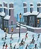 FLANNERYS IN THE SNOW by John Ormsby at Ross's Online Art Auctions