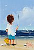 GOING FISHING by Michelle Carlin at Ross's Online Art Auctions