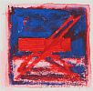 FOLDING RED DECK CHAIR by Neil Shawcross RHA RUA at Ross's Online Art Auctions