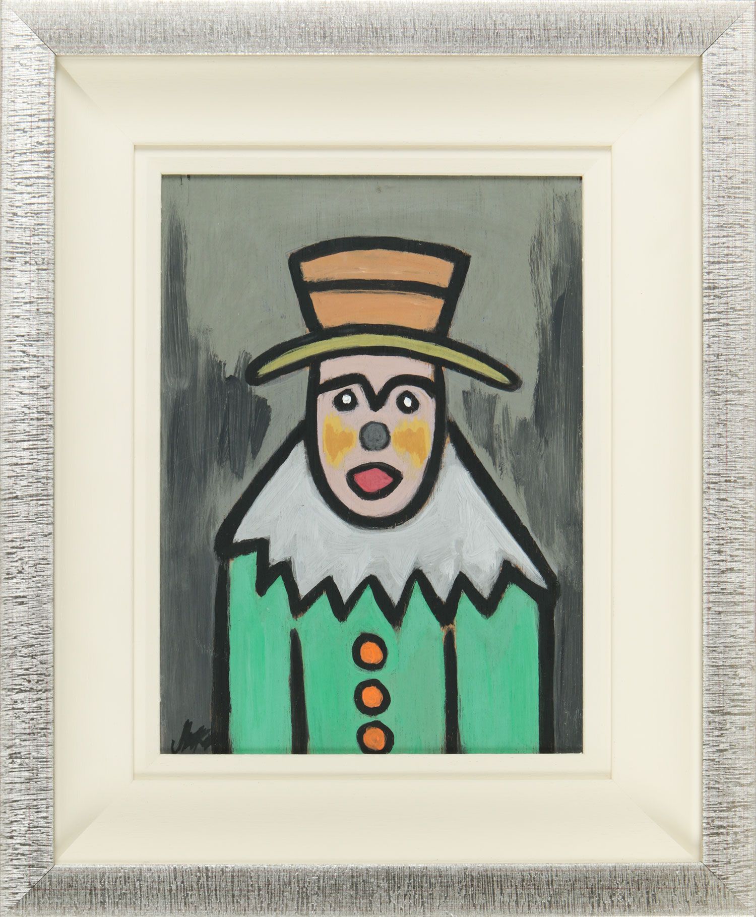 TOP HAT CLOWN by Markey Robinson at Ross's Online Art Auctions