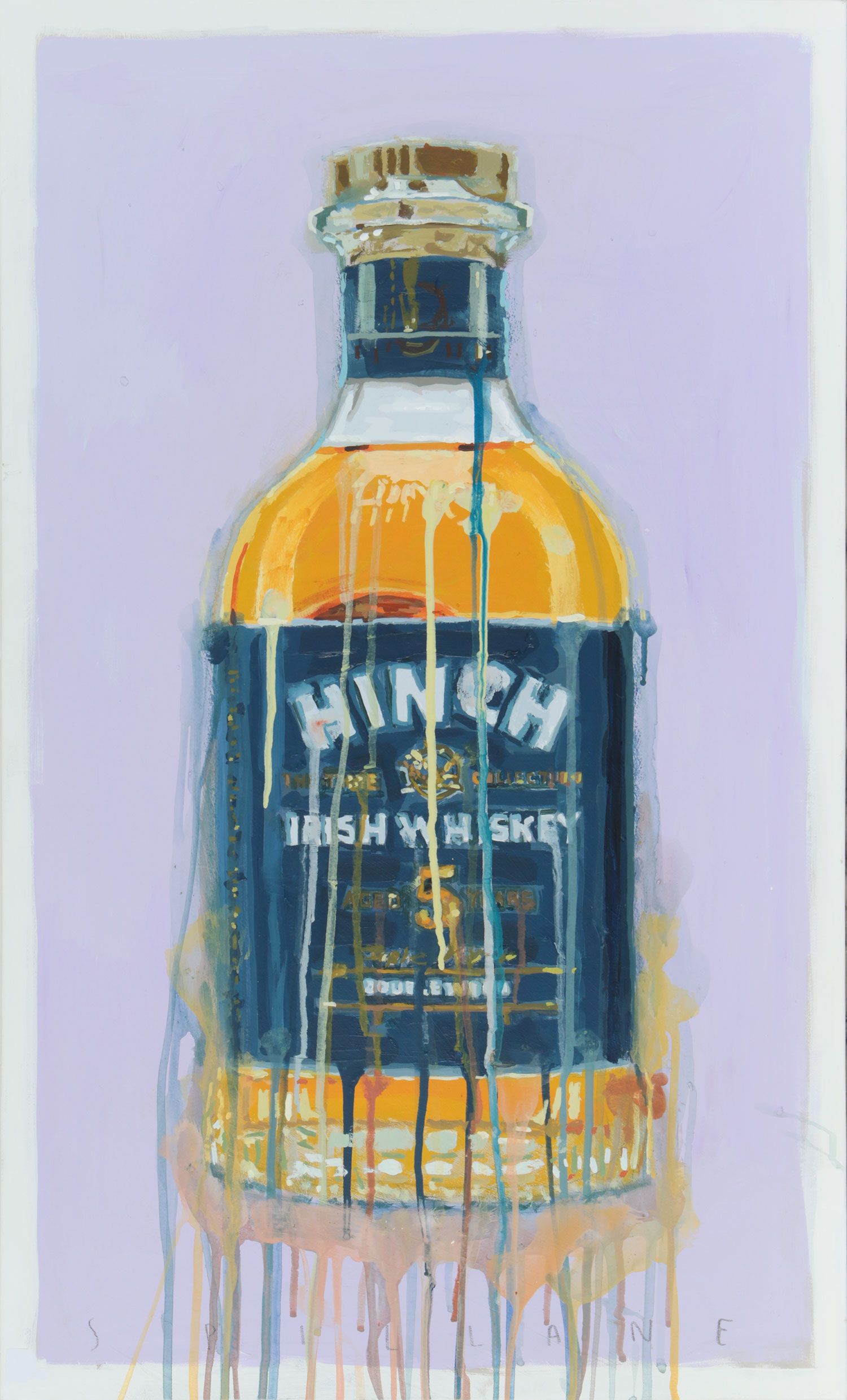 HINCH IRISH WHISKEY BOTTLE by Spillane at Ross's Online Art Auctions