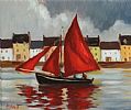 GALWAY HOOKER by John J. at Ross's Online Art Auctions