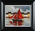 GALWAY HOOKER by John J. at Ross's Online Art Auctions