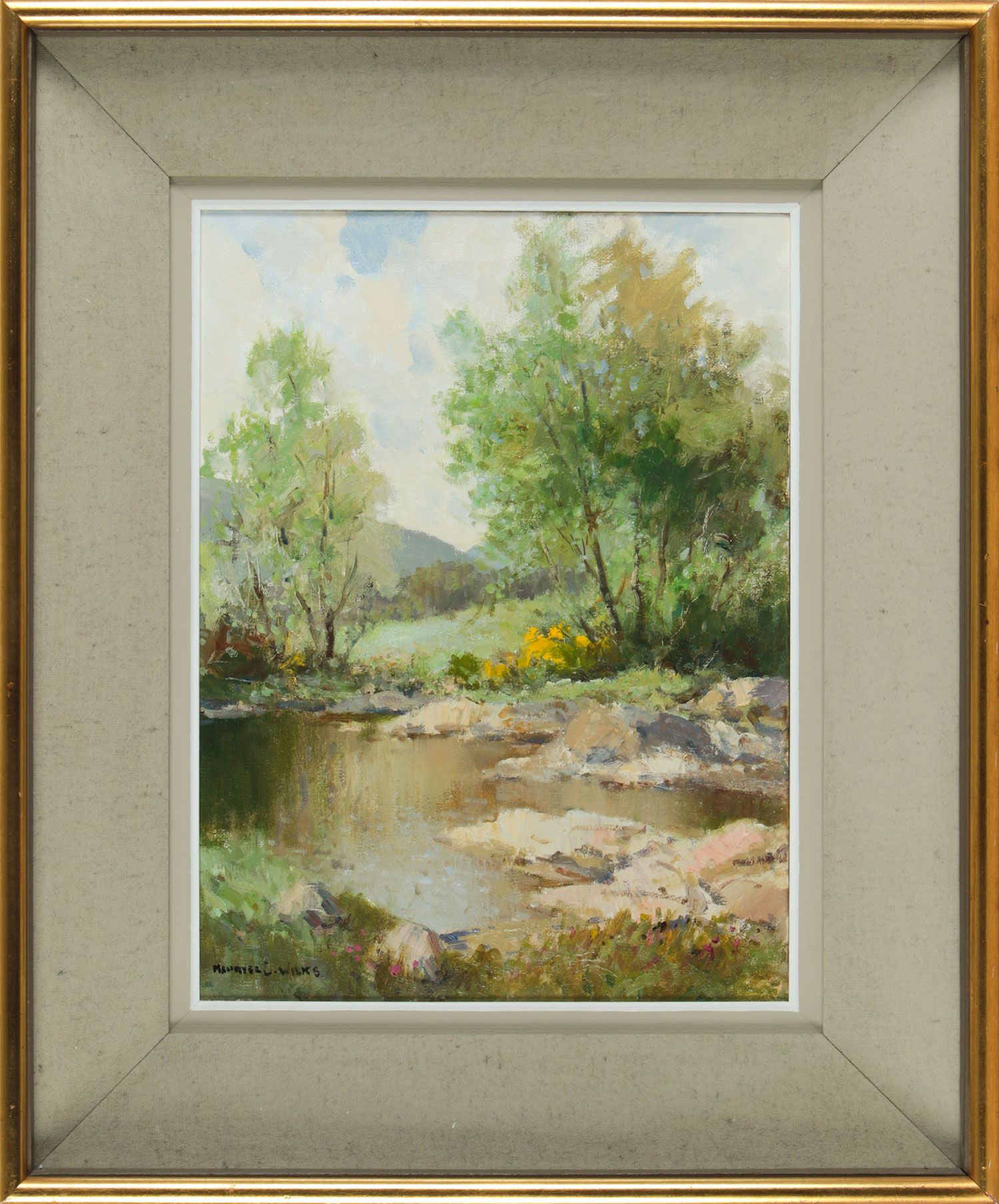 SPRING IN GLENDUN, COUNTY ANTRIM by Maurice Canning  Wilks ARHA RUA at Ross's Online Art Auctions