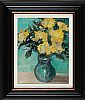 YELLOW FLOWERS IN A VASE by Vivek Mandalia at Ross's Online Art Auctions