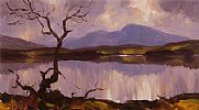 WINTER LOUGH, DONEGAL by John J. at Ross's Online Art Auctions