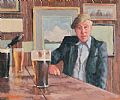 THE BAR AT LEEAN, COUNTY GALWAY by Norman J. Smyth RUA at Ross's Online Art Auctions