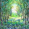 BLUEBELL WOOD by Evelina Vine at Ross's Online Art Auctions