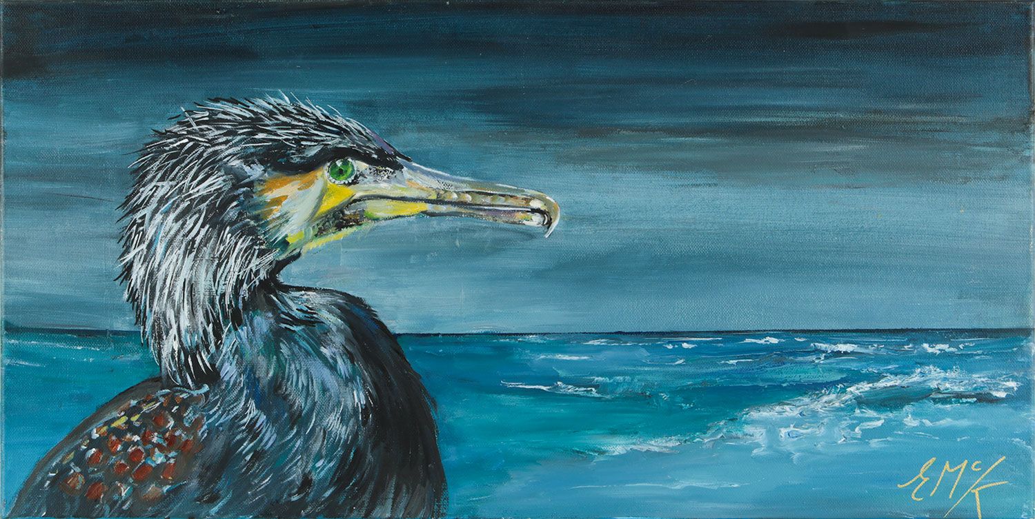 CORMORANT by Eileen McKeown at Ross's Online Art Auctions