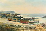 SUMMER EVENING, DUNSEVERICK by Allan Ardies at Ross's Online Art Auctions