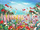 GARDEN OF HAPPINESS by Evelina Vine at Ross's Online Art Auctions