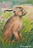 IRISH BROWN HARE by Josephine Guilfoyle at Ross's Online Art Auctions