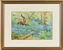 BLUEBELL WOOD by Anne Primrose Jury HRUA at Ross's Online Art Auctions