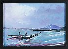 THE DOWNINGS CURRACH MEN by Sean Lorinyenko at Ross's Online Art Auctions