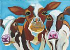 HAPPY COWS by M.S. Kennedy at Ross's Online Art Auctions