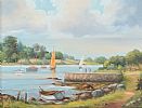 CASTLEWARD JETTY by Muriel Merrick at Ross's Online Art Auctions
