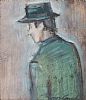 MAN IN A HAT by Con Campbell at Ross's Online Art Auctions