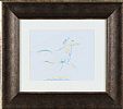 BLUE AND YELLOW HORSE by Con Campbell at Ross's Online Art Auctions