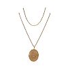 9CT GOLD LOCKET ON BELCHER CHAIN at Ross's Online Art Auctions