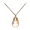 9CT GOLD PEARL PENDANT & CHAIN at Ross's Online Art Auctions