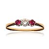 GOLD RUBY & DIAMOND RING at Ross's Online Art Auctions