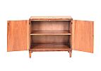 FINE SATINWOOD & ROSEWOOD TWO DOOR SIDE CABINET at Ross's Online Art Auctions