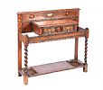 VINTAGE OAK HALL STAND at Ross's Online Art Auctions