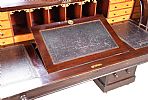 VICTORIAN MAHOGANY CYLINDER TOP DESK at Ross's Online Art Auctions