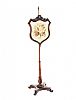 WILLIAM IV MAHOGANY POLE SCREEN at Ross's Online Art Auctions