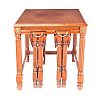 MAHOGANY NEST OF THREE TABLES at Ross's Online Art Auctions
