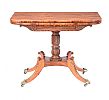 WILLIAM IV MAHOGANY TURN OVER LEAF TEA TABLE at Ross's Online Art Auctions