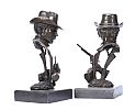 TWO BRONZE FIGURES at Ross's Online Art Auctions