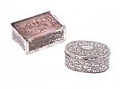 TWO TRINKET BOXES at Ross's Online Art Auctions