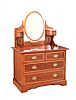 EDWARDIAN INLAID MAHOGANY DRESSING TABLE at Ross's Online Art Auctions