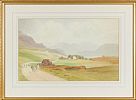 DUNLEWY AND THE GLENS, DONEGAL by Joseph William Carey RUA at Ross's Online Art Auctions