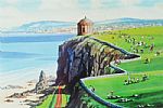 WEDDING AT MUSSENDEN TEMPLE, DOWNHILL by Cupar Pilson at Ross's Online Art Auctions