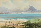 CAVEHILL FROM HOLYWOOD ROAD by Rowland Hill RUA at Ross's Online Art Auctions