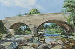 LOWER BRIDGE OVER THE WHITE WATER, KILKEEL by Colin Turner at Ross's Online Art Auctions