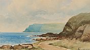 GIANT'S CAUSEWAY, COUNTY ANTRIM by Rowland Hill RUA at Ross's Online Art Auctions