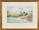 RIVER NEAR DROMORE by Joseph William Carey RUA at Ross's Online Art Auctions
