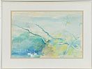 OVERHANGING BRANCH WITH SWANS by Tom Carr HRHA HRUA at Ross's Online Art Auctions