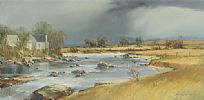RIVER BANN AT MOVANAGHER NEAR KILREA by Arthur H. Twells RUA at Ross's Online Art Auctions
