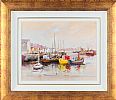 HOWTH HARBOUR, CO.DUBLIN by Niall Campion at Ross's Online Art Auctions