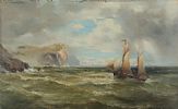 BRAVING THE SWELL by James Peele at Ross's Online Art Auctions