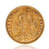 1887 GOLD HALF SOVEREIGN at Ross's Online Art Auctions