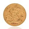 1899 GOLD HALF SOVEREIGN at Ross's Online Art Auctions