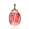 9CT GOLD AGATE FOB at Ross's Online Art Auctions