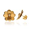 MARCO BICEGO 18CT GOLD PETALI DIAMOND EARRINGS at Ross's Online Art Auctions