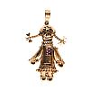 9CT GOLD DOLL CHARM at Ross's Online Art Auctions
