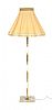 VINTAGE ONYX & BRASS STANDARD LAMP & SHADE at Ross's Online Art Auctions
